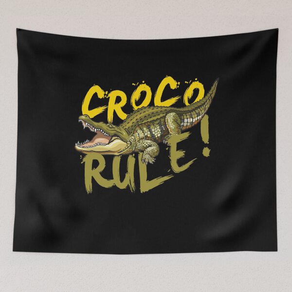 Aperçu de l'œuvre Règle Crocodile Croco! Animal sauvage d'alligator créée et vendue par MooonTees.