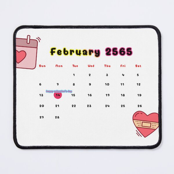 Item preview, calendar,happy valentine's day designed and sold by mhor24.