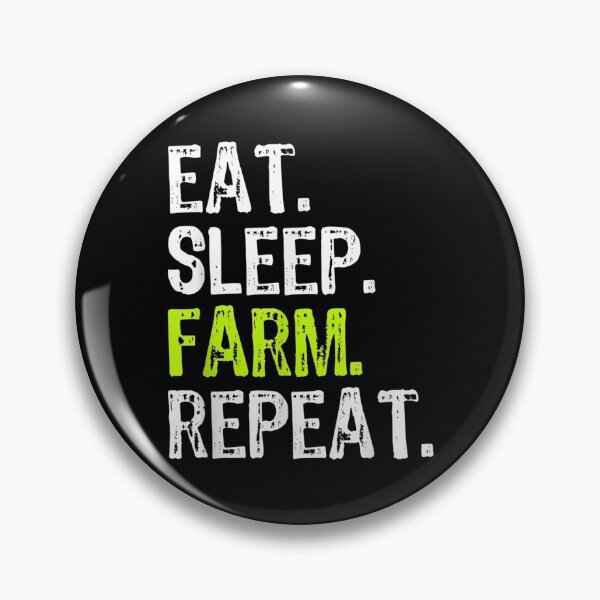 Item preview, Eat Sleep Farm Repeat Farmer Farming Funny Gift designed and sold by Rognvar.