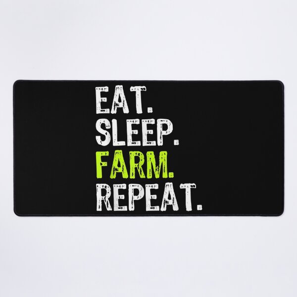 Item preview, Eat Sleep Farm Repeat Farmer Farming Funny Gift designed and sold by Rognvar.