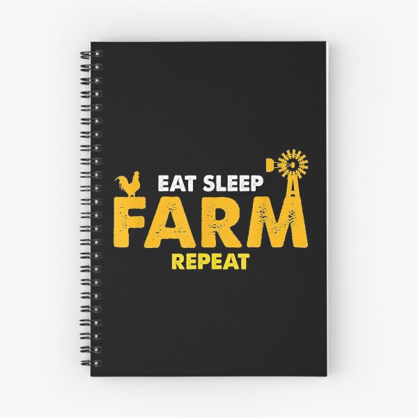 Item preview, Farm Life Ts - Eat Farm Sleep Repeat Shirt Chicken designed and sold by Rognvar.