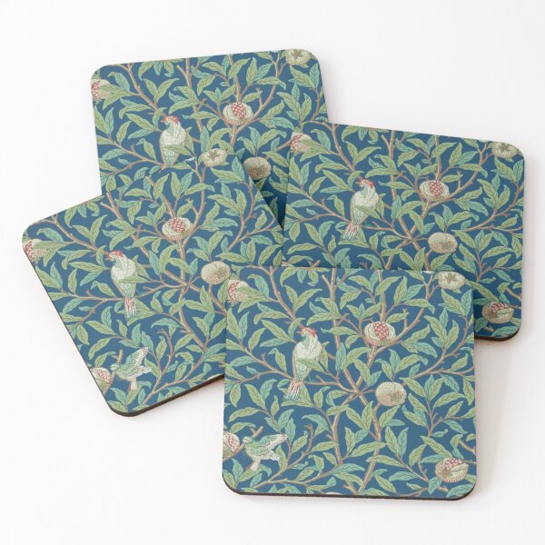 Item preview, William Morris Pomegranate Fruit and bird,No,01. designed and sold by kinsley45.