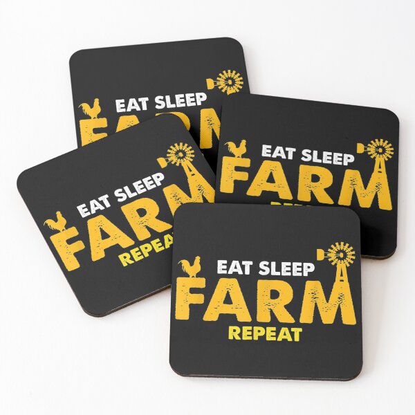 Item preview, Farm Life Ts - Eat Farm Sleep Repeat Shirt Chicken designed and sold by Rognvar.
