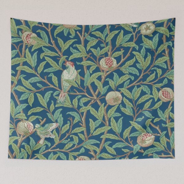 Item preview, William Morris Pomegranate Fruit and bird,No,01. designed and sold by kinsley45.