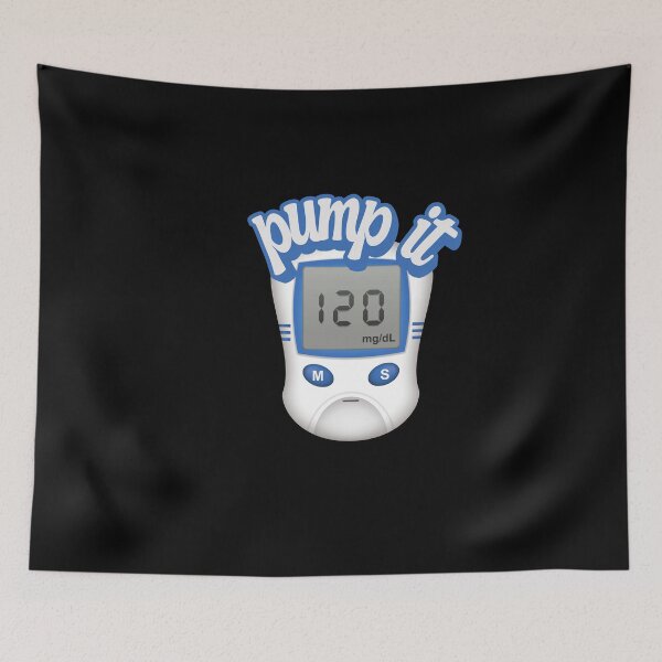 Item preview, pump it diabetes awareness designed and sold by FurioInc.