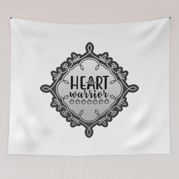Item preview, Quote " Heart warrior " - Inspirational quotes designed and sold by AdvanceDesign.