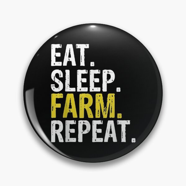 Item preview, Eat Sleep Farm Repeat Gift designed and sold by Rognvar.