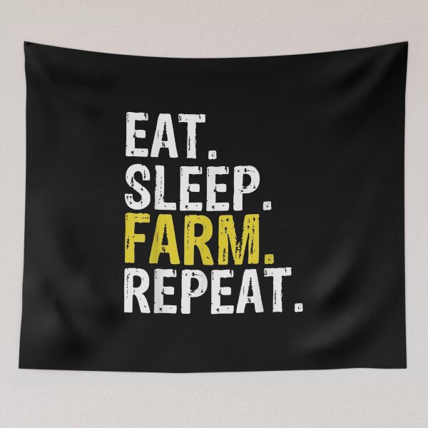Item preview, Eat Sleep Farm Repeat Gift designed and sold by Rognvar.