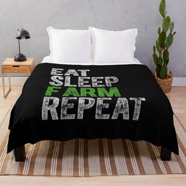 Item preview, Cute Farmer Farming Funny Gift Eat Sleep Farm designed and sold by Rognvar.