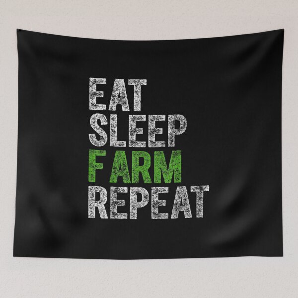 Item preview, Cute Farmer Farming Funny Gift Eat Sleep Farm designed and sold by Rognvar.