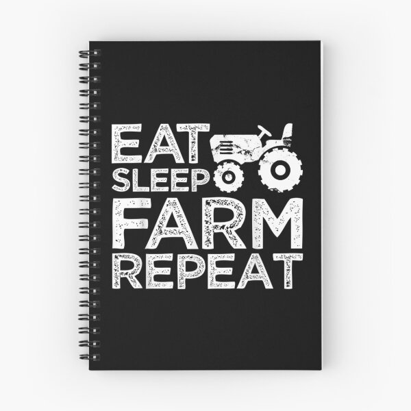 Item preview, Eat Sleep Farm Repeat Farmer Farming Funny Cool designed and sold by Rognvar.