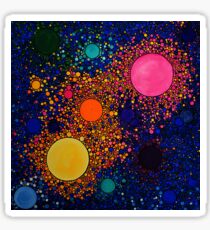 Genesis, abstract art Sticker