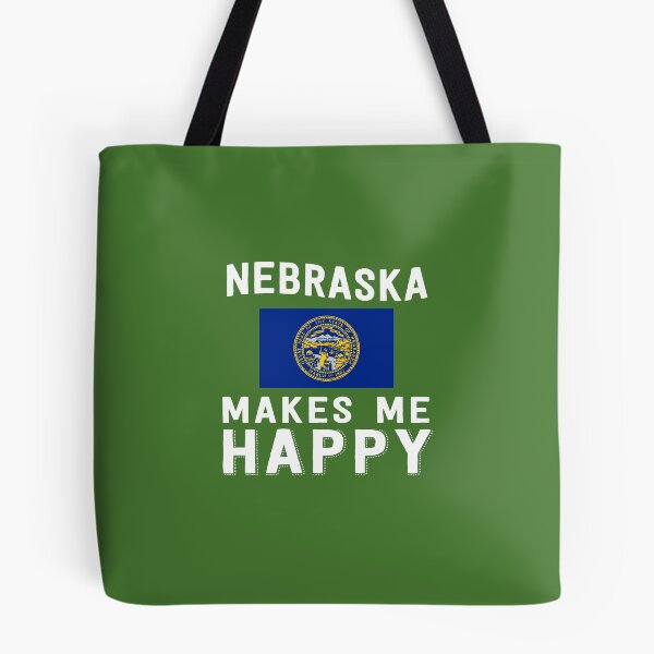 Item preview, Nebraska Makes Me Happy designed and sold by AlwaysAwesome.