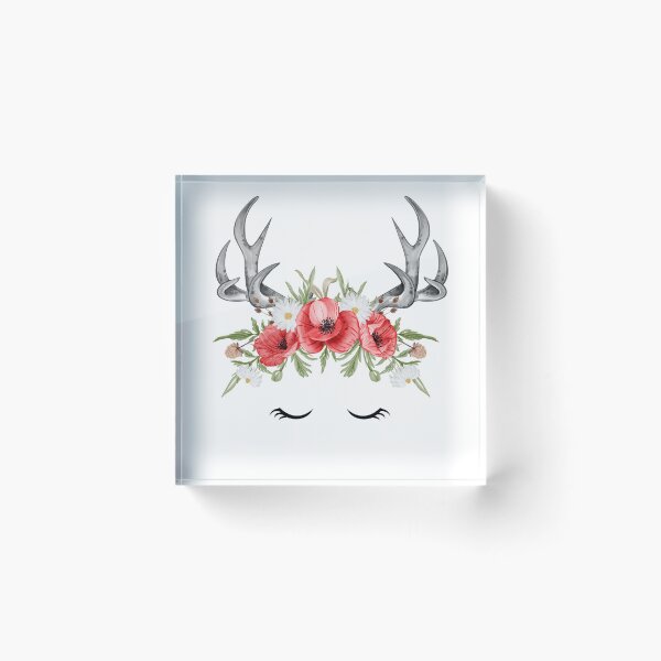 Item preview, Cute Deer Floral Antlers With Flowers  designed and sold by EpicArtz.