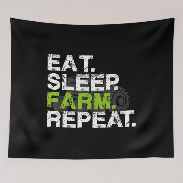 Item preview, Eat Sleep Farm Repeat - Gift for Farmer Boy or designed and sold by Rognvar.