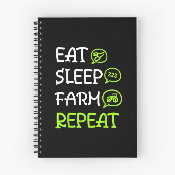 Item preview, Funny Saying Farmer Eat Sleep Farm Repeat designed and sold by Rognvar.