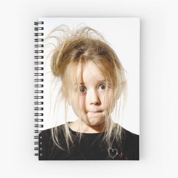 Item preview, Disheveled preschooler girl with stupid face, isolated on white background designed and sold by Alexander Sorokopud.