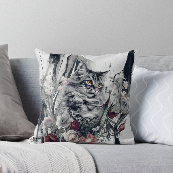 Item preview, Cat in Flowers designed and sold by RIZA PEKER.