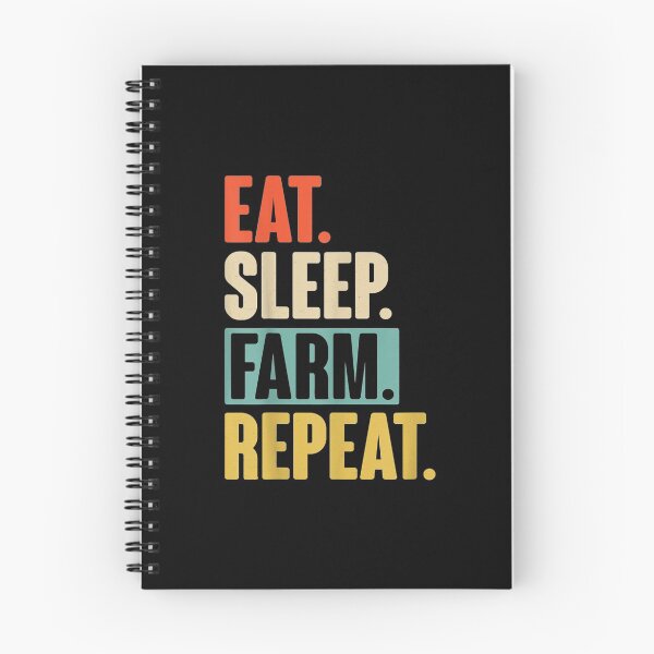 Item preview, Eat Sleep Farm Repeat - Retro Vintage Farmer designed and sold by Rognvar.