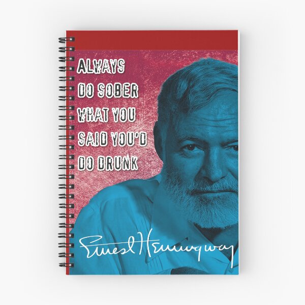 Item preview, Hemingway quote designed and sold by Claudio Dias Design.