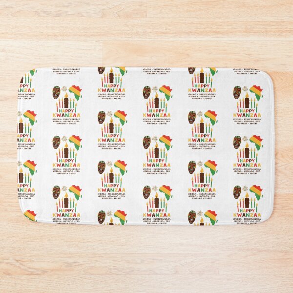 Item preview, Kwanzaa, Cultural Celebration. African mask and continent on white designed and sold by coffeeapparel.