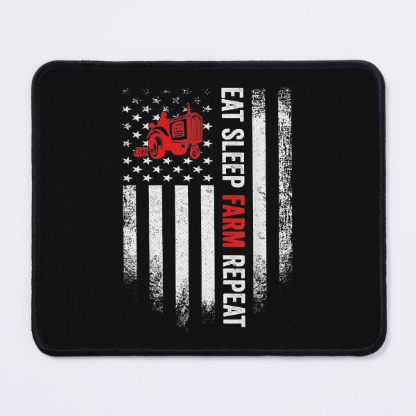 Item preview, Vintage American Flag Eat Sleep Farm Repeat Farmer designed and sold by Rognvar.