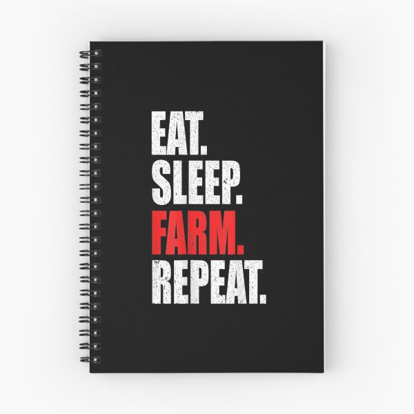 Item preview, Eat Sleep Farm Repeat Farmer Gift designed and sold by Rognvar.