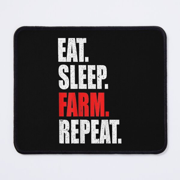 Item preview, Eat Sleep Farm Repeat Farmer Gift designed and sold by Rognvar.