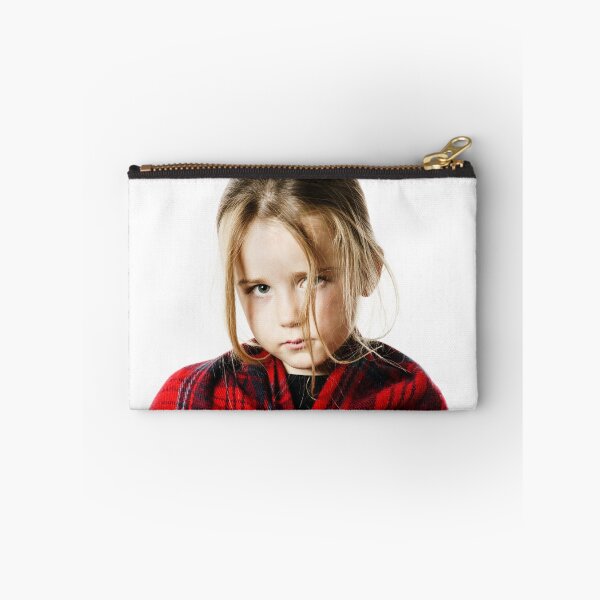 Item preview, Cute little girl dressing by red comfort scarf, isolated on white background designed and sold by Alexander Sorokopud.