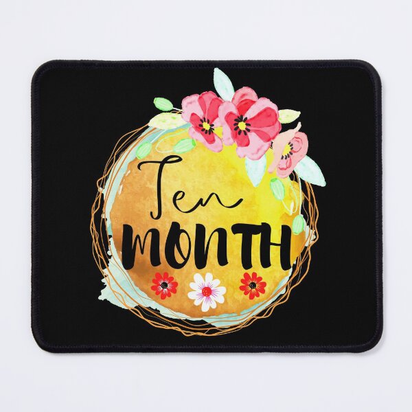 Item preview, Ten Month Old Baby Milestone Label designed and sold by LabelStore.