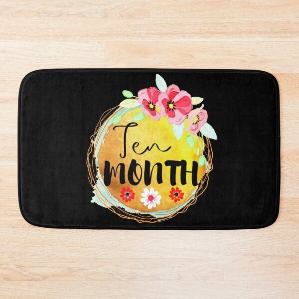 Item preview, Ten Month Old Baby Milestone Label  designed and sold by LabelStore.