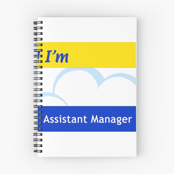 Item preview, Blank Cloud Nine "Assistant Manger" Nametag designed and sold by BCFlamingo.