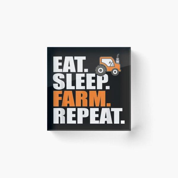 Item preview, Eat. Sleep. Farm. Repeat - Great Farming Gift designed and sold by Rognvar.