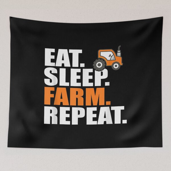 Item preview, Eat. Sleep. Farm. Repeat - Great Farming Gift designed and sold by Rognvar.