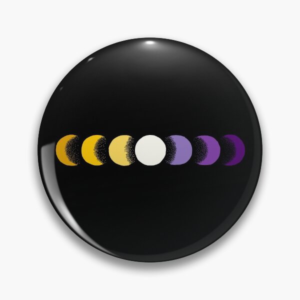 Item preview, nonbinary moon phases designed and sold by marie designs.