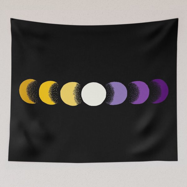 Item preview, nonbinary moon phases designed and sold by marie designs.