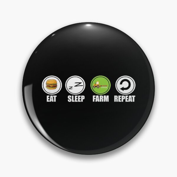 Item preview, Eat Sleep Farm Repeat : (Farming ) Farmer designed and sold by Rognvar.