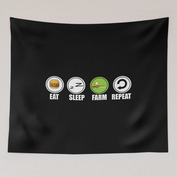 Item preview, Eat Sleep Farm Repeat : (Farming ) Farmer designed and sold by Rognvar.
