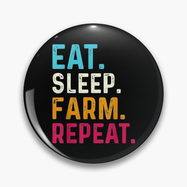 Item preview, Eat Sleep Farm Repeat Farmers designed and sold by Rognvar.