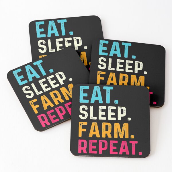 Item preview, Eat Sleep Farm Repeat Farmers designed and sold by Rognvar.