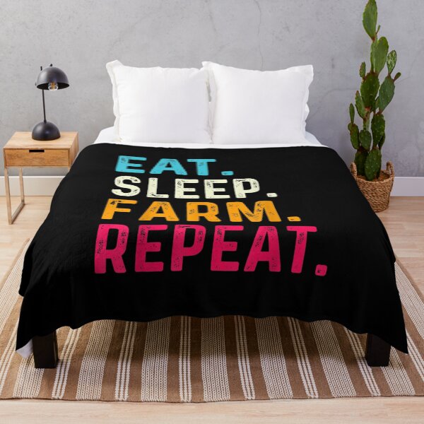 Item preview, Eat Sleep Farm Repeat Farmers designed and sold by Rognvar.