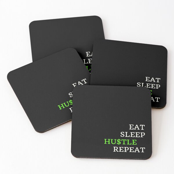 Item preview, Eat Sleep Hu$tle Repeat designed and sold by CoffeewithAnh.