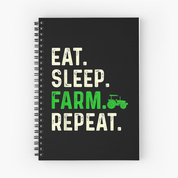 Item preview, Eat Sleep Farm Repeat Farmer Farming Funny Farmer designed and sold by Rognvar.