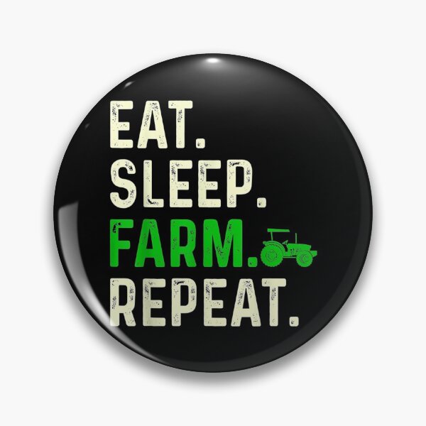 Item preview, Eat Sleep Farm Repeat Farmer Farming Funny Farmer designed and sold by Rognvar.