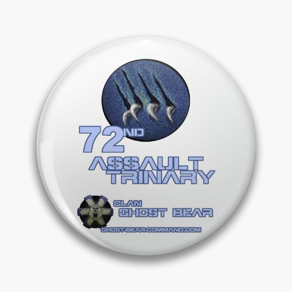 Item preview, The War Between Military Means In 31St Century Battletech Game Clan Ghost Bear 72Nd Assault Trinary designed and sold by BrownBattletech.