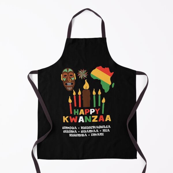 Item preview, Kwanzaa, Cultural Celebration. African mask and the African continent designed and sold by coffeeapparel.