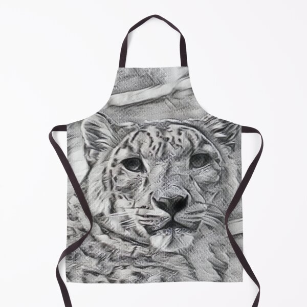 Item preview, Snow Leopard Stare In Vintage Charm designed and sold by Fearless-Fox.