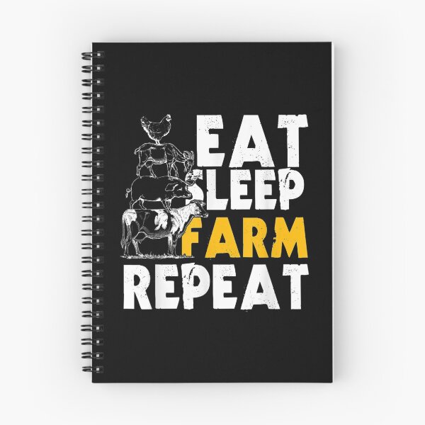 Item preview, Farmer Eat Sleep Farm Repeat Rancher Farming designed and sold by Rognvar.
