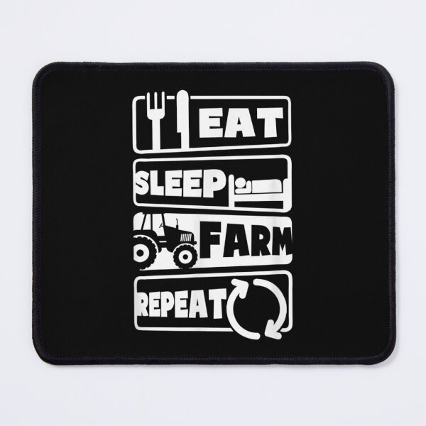 Item preview, Eat Sleep Farm Repeat Design Hay Farmer designed and sold by Rognvar.