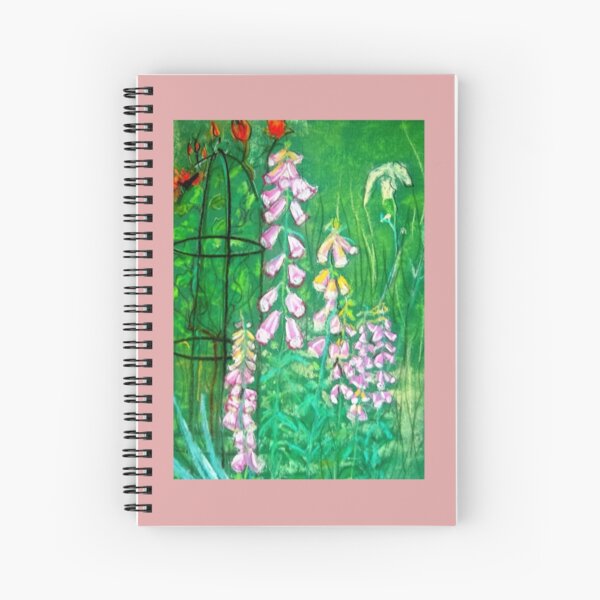 Aperçu de l'œuvre Foxgloves dans mon jardin créée et vendue par AngelaJCartner.